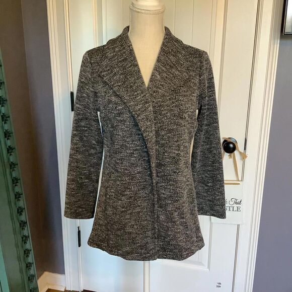 Chic Knit Open Blazer - Cozy Elegance - Picture 1 of 8